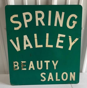 Spring Valley Beauty Reflective Sign