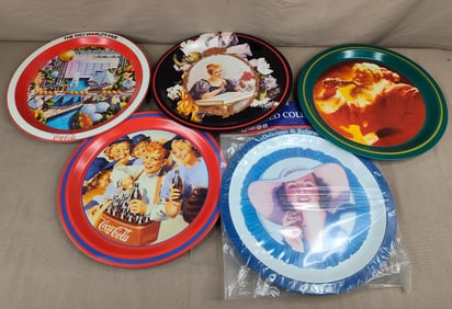 1980s Coca Cola Memorial Trays