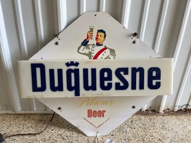 Duquesne Lighted Beer Sign