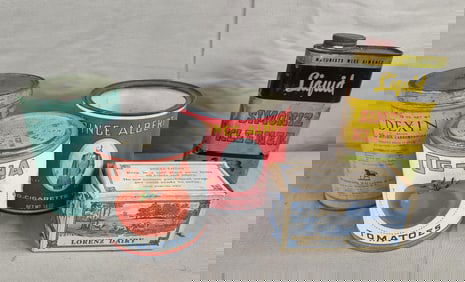 Tobacco, Automobile, Dairy, and Other Tins