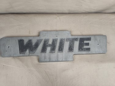 Chevy White Bowtie Dealership Sign