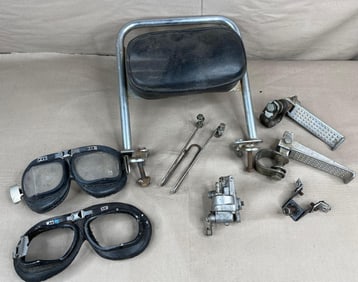 Early Cycle Parts & Riding Goggles