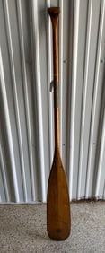 Early Wooden Canoe Oar