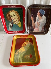 Coca Cola Advertising Trays