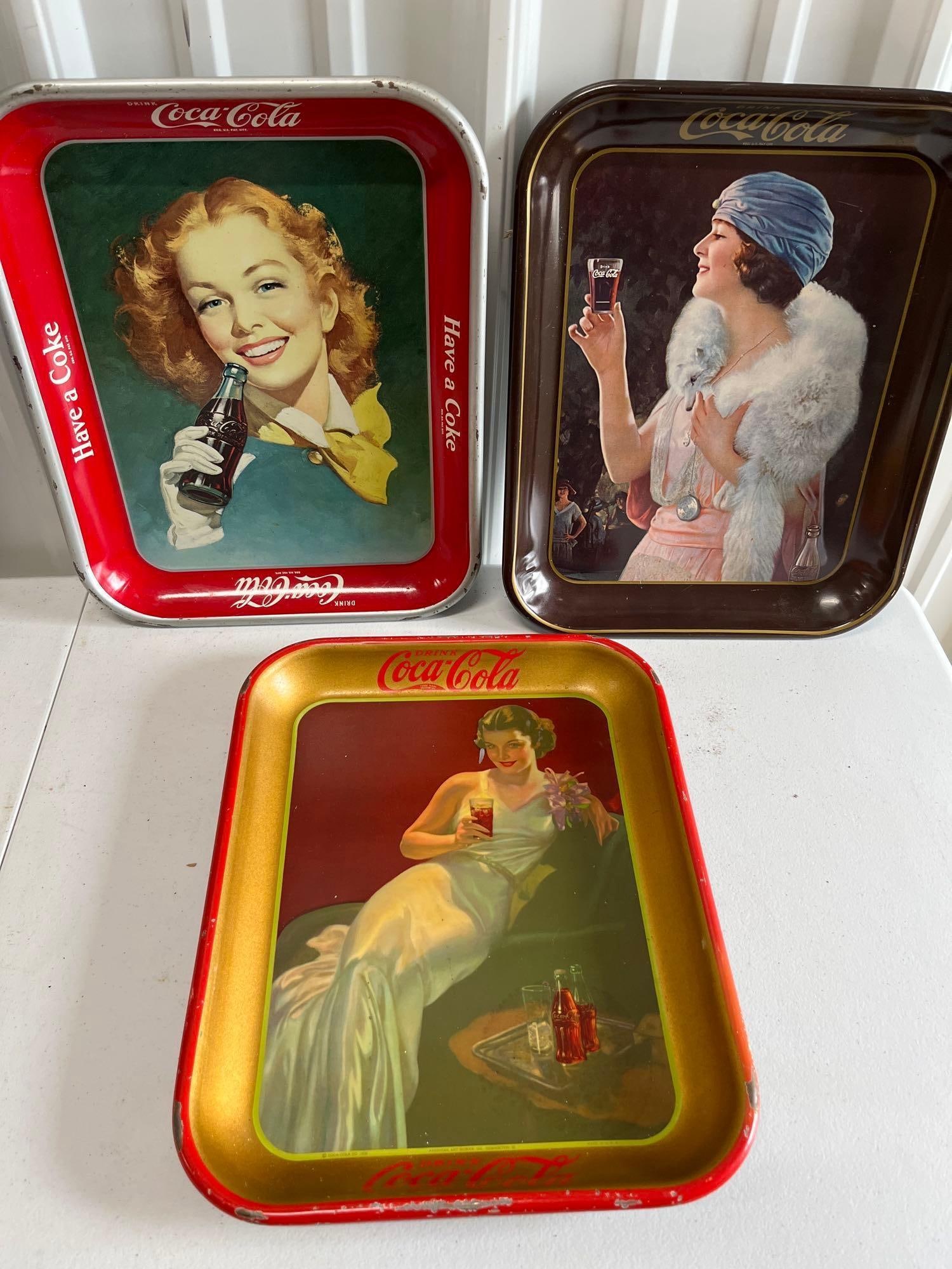 Coca Cola Advertising Trays (1 of 6)