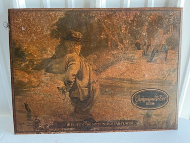 Champagne Velvet Beer Sign