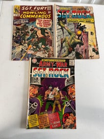 SGT Rock & SGT Fury Comic Books