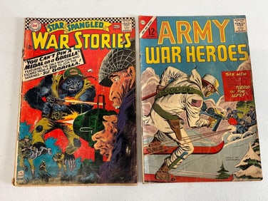 War Stories & Army War Heros Comic Books