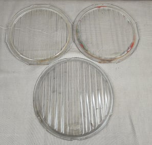 Glass Model T Ford Headlight Lenses