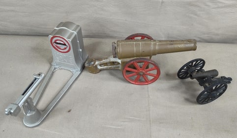 Brass & Big Bang Cannons and Atomic Coin Shooter Bank