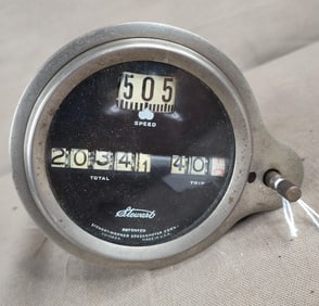 Antique Stewart Speedometer