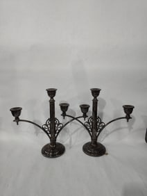 19th Century Silver plated Candelabras