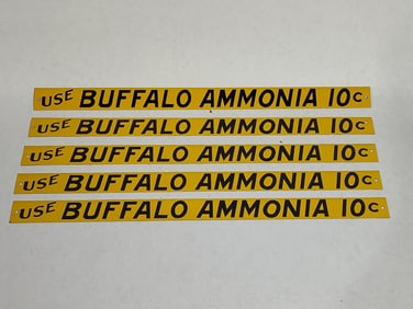 5-NOS Buffalo Ammonia Strip Tacker Signs
