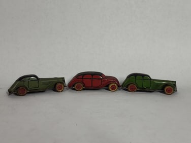 Lindstrom Windup Tin Cars