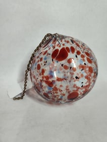 Speckled Art Glass Witches Ball