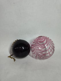 Hand Blown Art Glass Witches Balls
