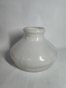 Milk Glass Aladdin Oil Lamp Shade
