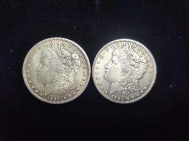 1894 & 1895 Morgan Dollars