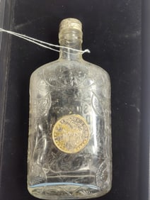Silver Dollar Pure Rye Whiskey Bottle