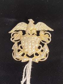 Sterling Silver Federal Eagle Brooch