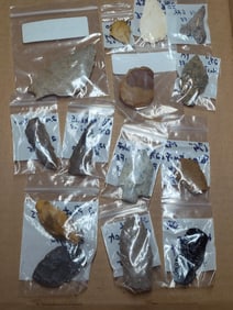 Native American Knives and Hunting Points