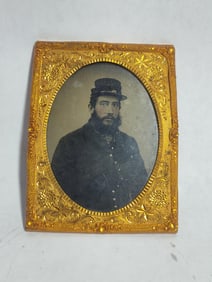 Confederate Soldier Ambrotype Portrait