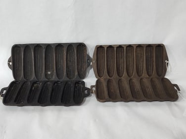 CAST IRON CORN STICK PANS LOT OF 4