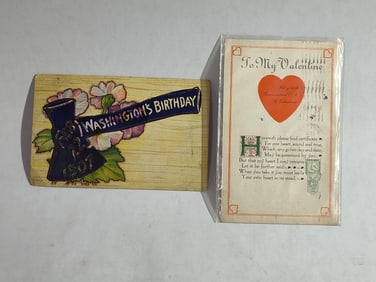 1907 & 1915 POST CARDS INC. UNDIVIDED AND SWASTIKA