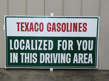 Texaco Gasoline SST Sign