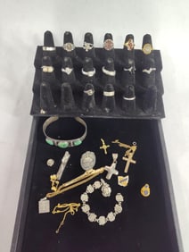Sterling Silver lot inc. Rings, Bracelets, and Jewelry