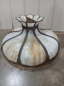 Large Slag Glass Shade