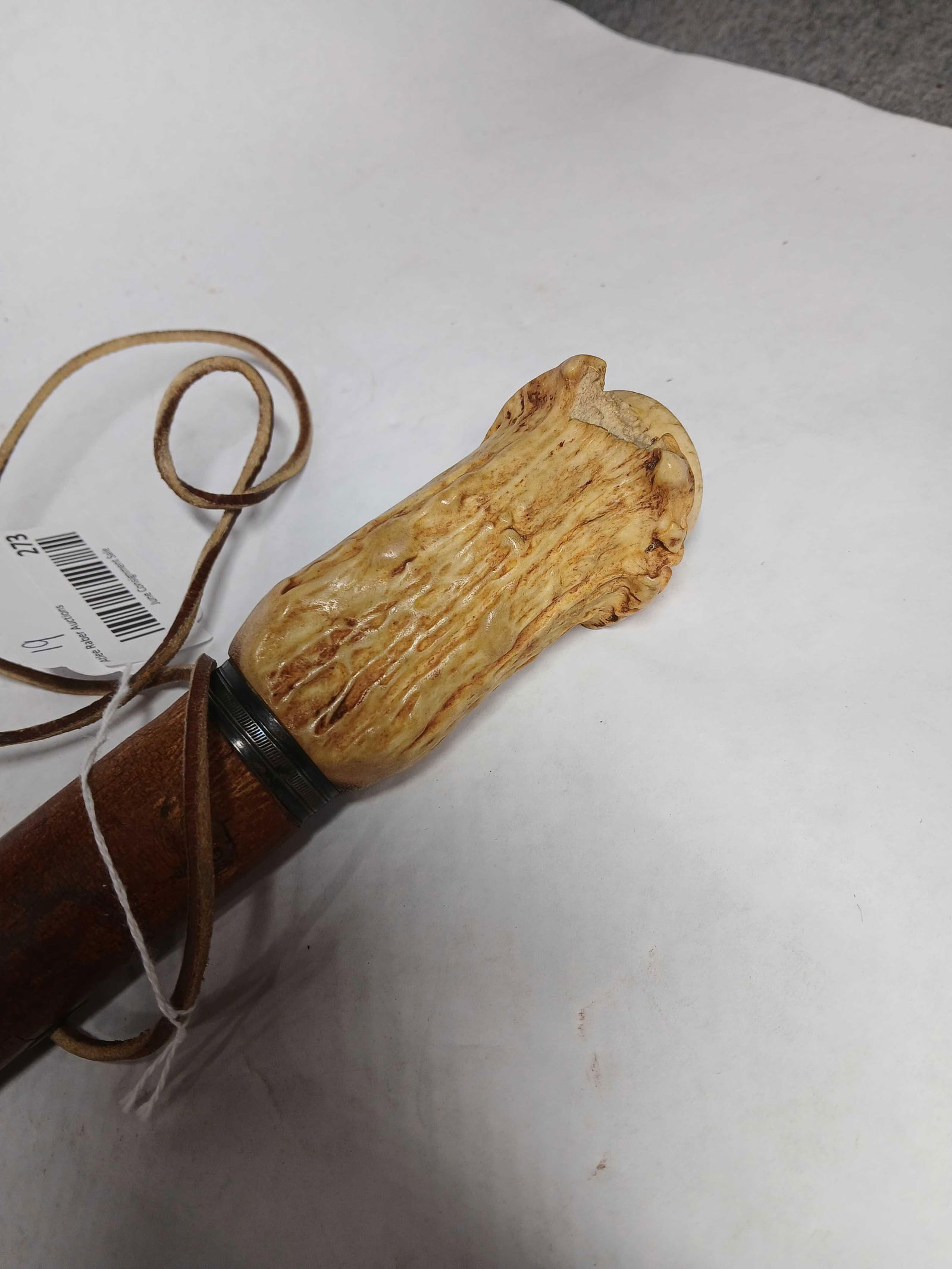 1821 Stag Horn Walking Cane (1 of 5)