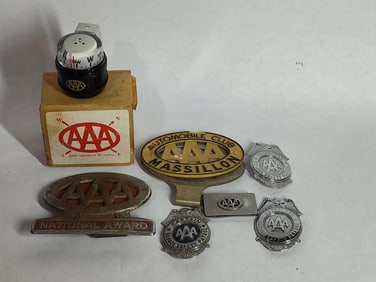 AAA Plate Topper, Badges, & More