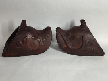 Leather Pair of Ladies Stirrups