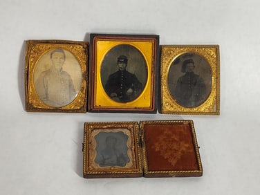 Confederate & War Soldier Tintypes