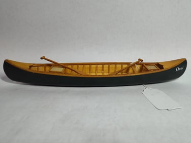 Model Canoe & Oars