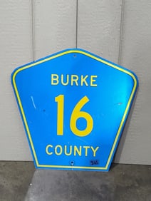Burke County Marker Sign