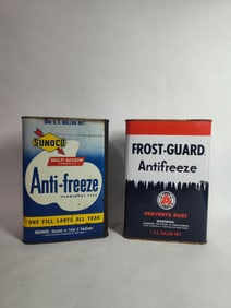 One Gallon Anti Freeze Cans
