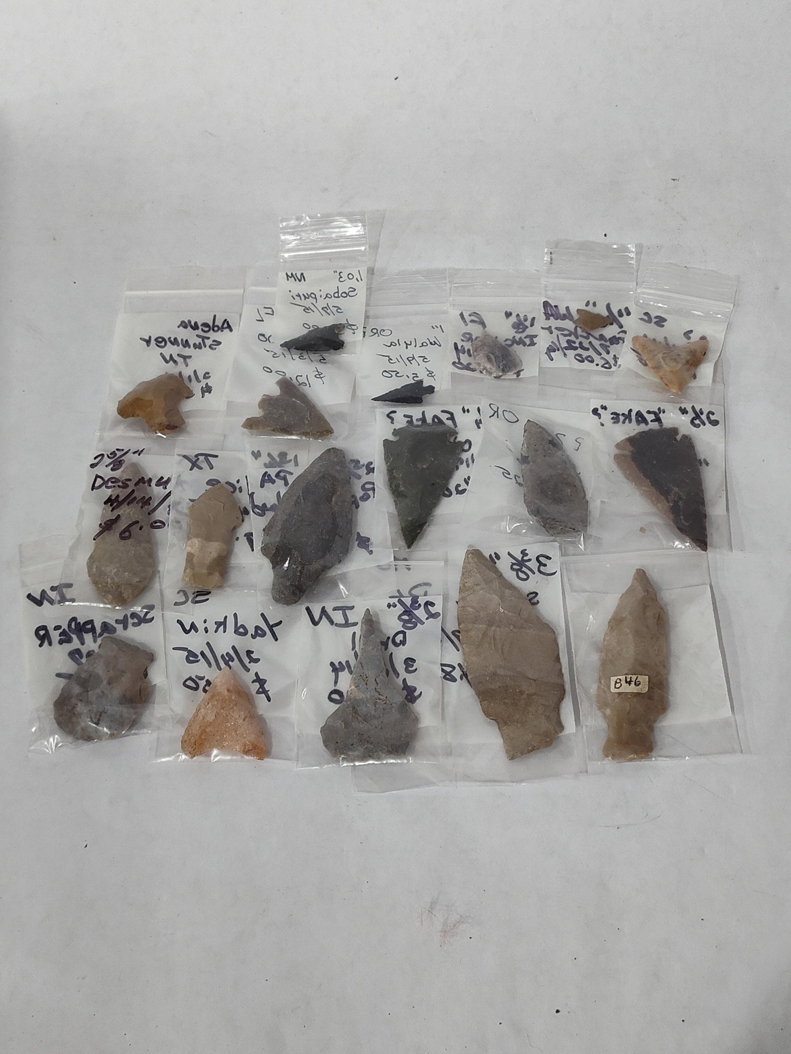 Bird Points, Spearheads,Drill, and Arrowheads (1 of 10)