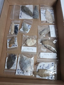 Archaic, Oval, Travis, and other Native American Knives