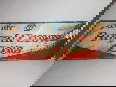 Royal Crown Cola Tin Sign