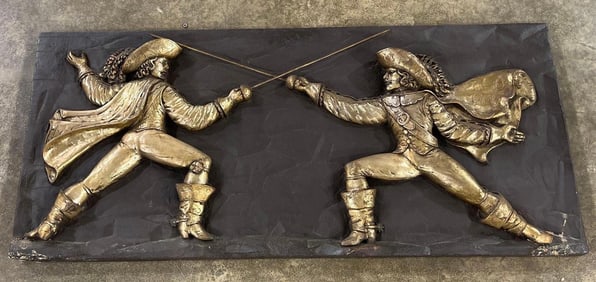 Mid Century Finesse Original Musketeers Wall Art Sculpture
