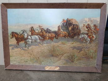Budweiser Attack on the Overland Stage 1860