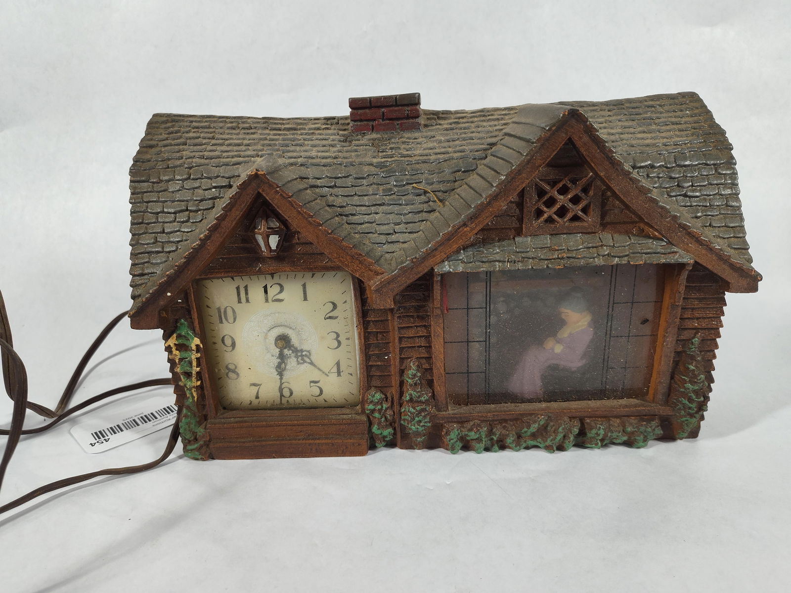Haddon Home Sweet Home Clock: 12x8.5x3.5, non running