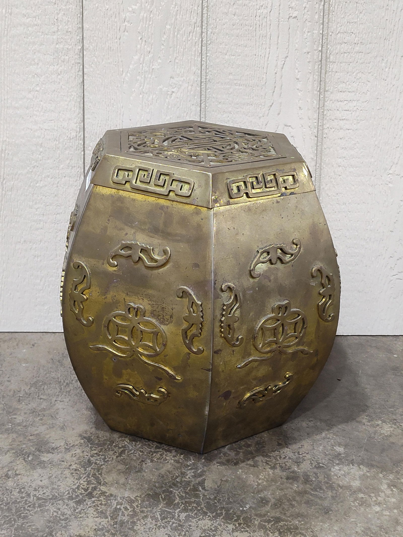 Brass Garden Side Table (1 of 5)