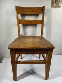 Oak Childs School Chair