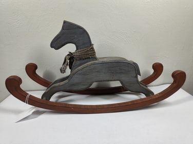 Handcrafted Wooden Rocking Horse