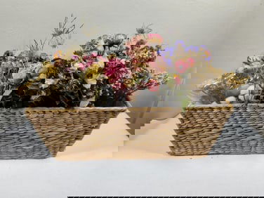 Market Basket & Dried Flowers