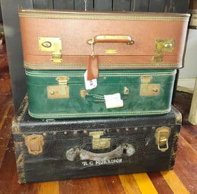 Vintage Luggage Stack