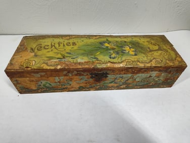 Paper Covered Dovetailed Necktie Box